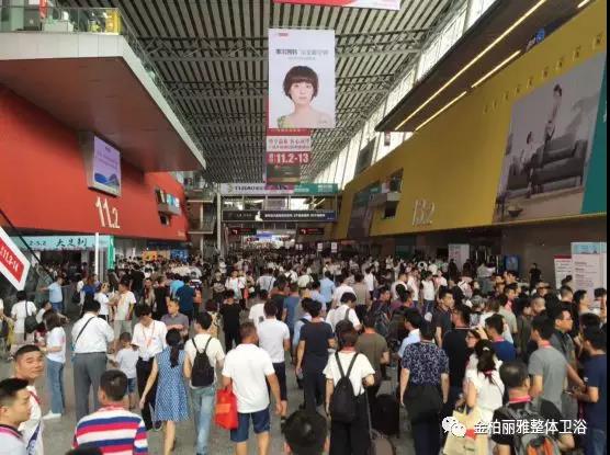 金柏丽雅卫浴2018广州建博会首日人气爆棚，见证品牌实力