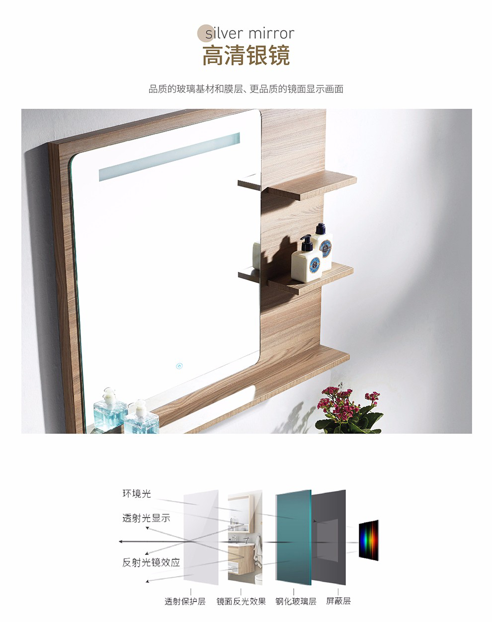 金柏丽雅现代简约浴室柜组合