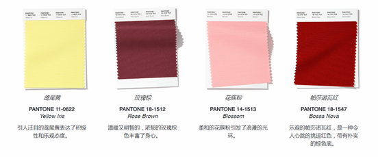 2020流行色趋势Pantone