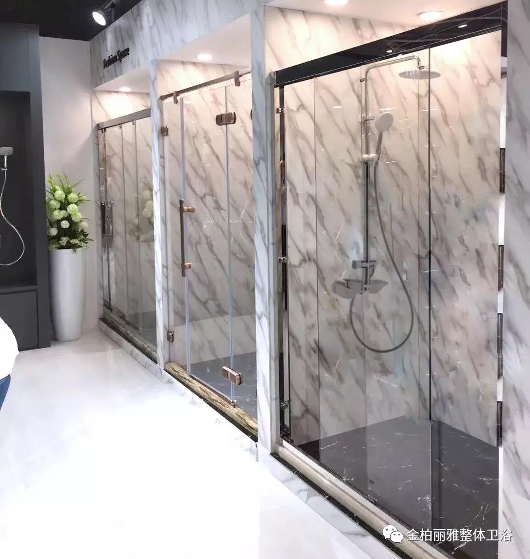 金柏丽雅卫浴自主研发新品淋浴房 2018广州定制展首秀获好评